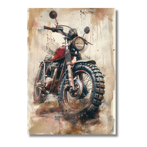 Street Bike Wall Poster