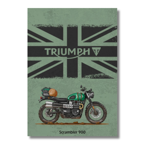 Triumph Scrambler 900 Wall Poster