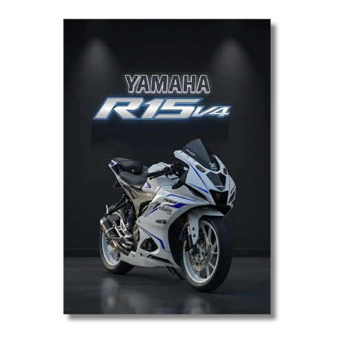 Yamaha R15 v4 Bike Wall Poster