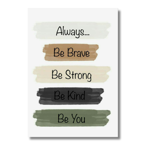 Always Motivational Wall Poster