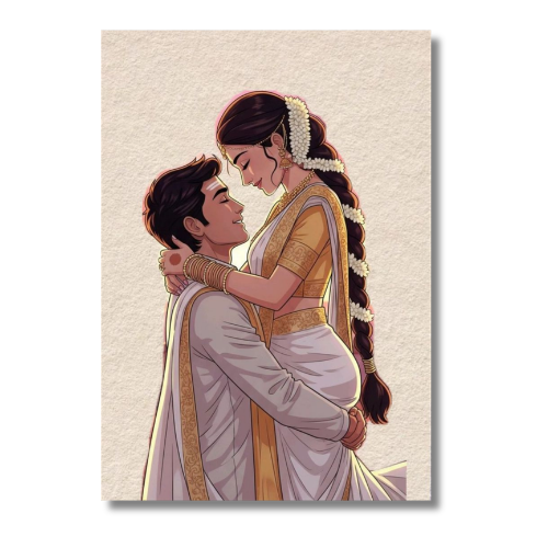 Couples Traditional Wall Poster