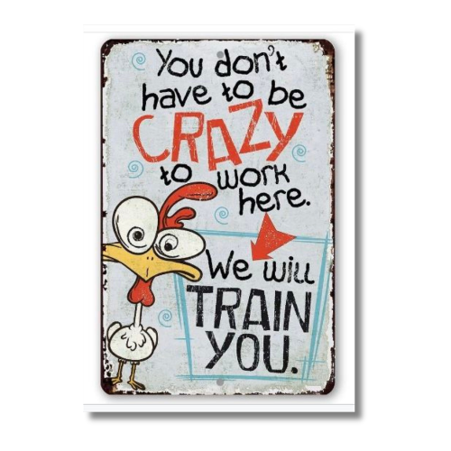 Duck Crazy Wall Poster