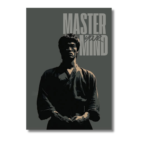 Master Your Mind Bruce Lee’s Wall Poster
