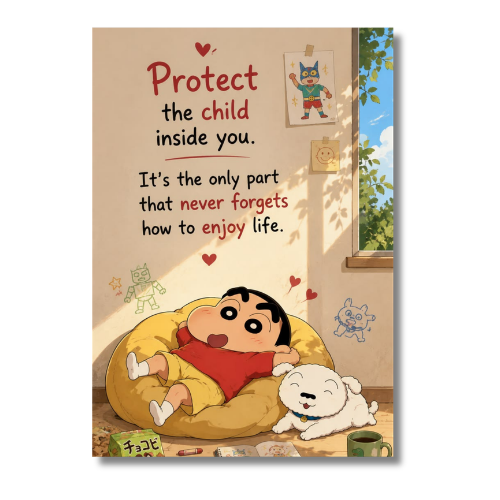 ShinChan Perfect Wall Poster
