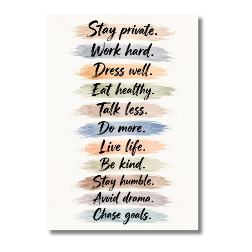 Stay Private Wall Poster