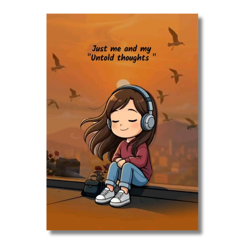 Untold Thoughts Wall Poster