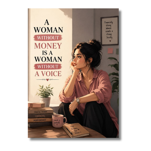 Women Money And Voice Wall Poster