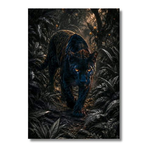 Animal Black Panther Walll Poster