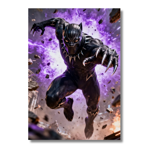 Black Panter Epic Wall Poster