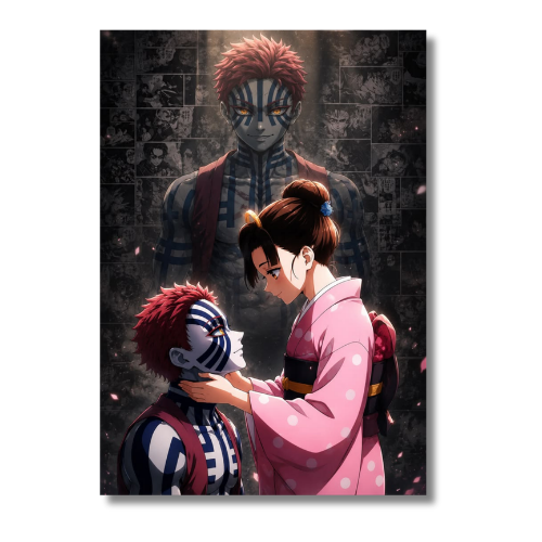 Demon Slayer Akaza Wall Poster