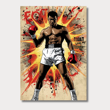 Muhammad Ali v3 wall poster