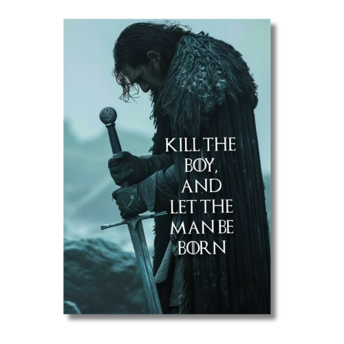 Kill The Boy Game Of Throne Wall Poster