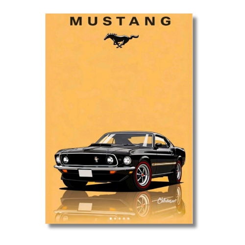 Mustang Epic Wall Poster