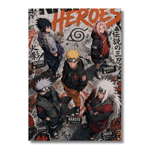 Naruto Gang Wall Poster