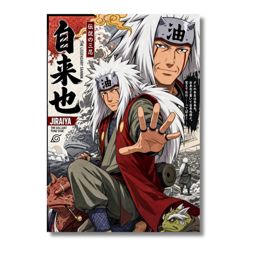 Naruto Jiraya Wall Poster