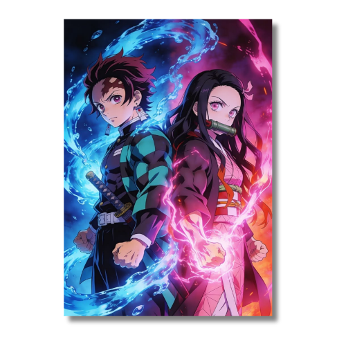 Nezuko and Tanjiro Epic Wall Poster