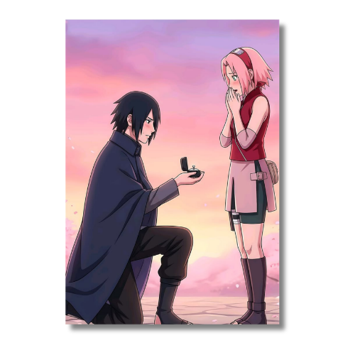 Naruto Sasuke Propose Sakura Wall Poster