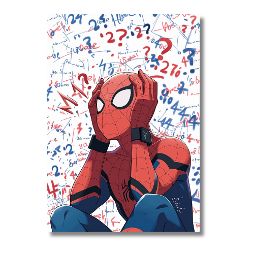 Spiderman Confused Wall Poster