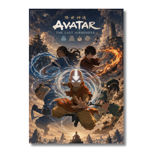 Team Avatar Squad Wall Poster
