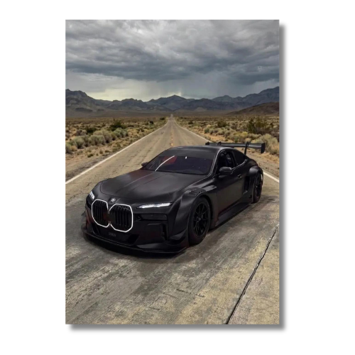 BMW M8 Competition Gran Coupe Car Wall Poster
