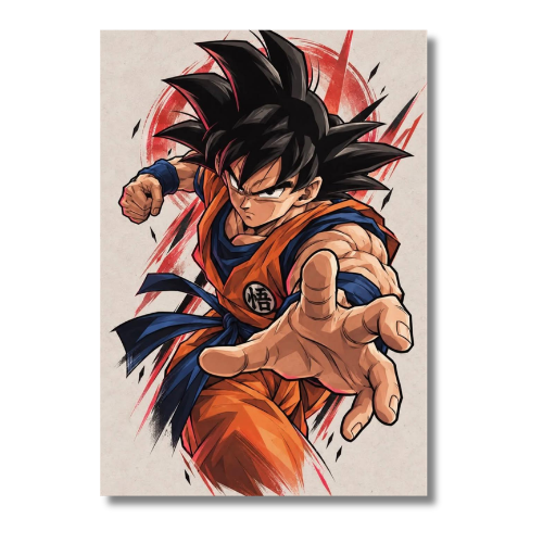 Dragon Ball Z Fierce Look Wall Poster
