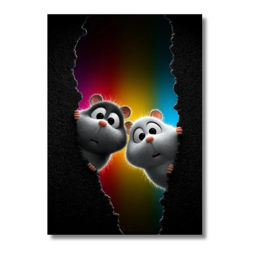 Two Mouse Wall Poster