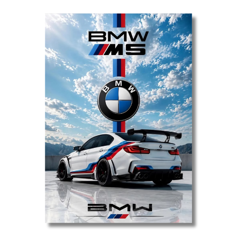 BMW M5 CS Car Wall Poster
