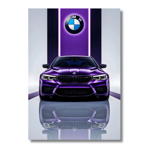 BMW M5 F90 Car Wall Poster