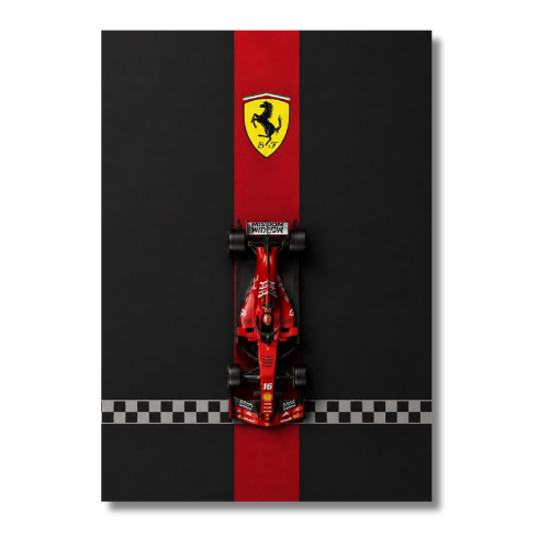 Ferrari Formula 1 Car Wall Poster