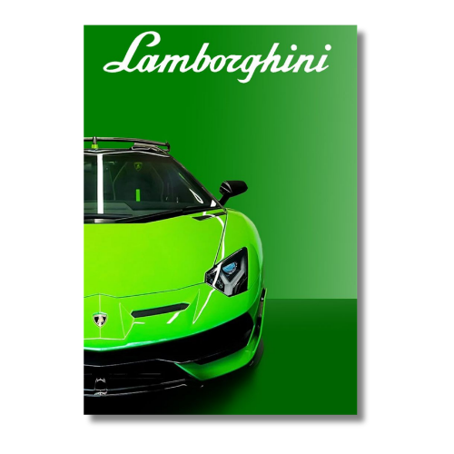 Lamborghini Aventador Car Wall Poster