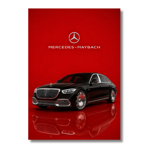 Mercedes Maybach S Class Car Wall Poster