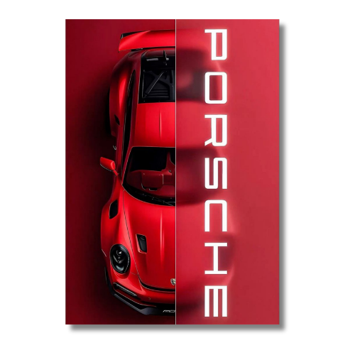 Porsche 911 GT3 RS Car Wall Poster