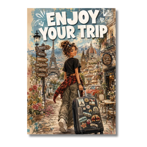 Enjoy Your Trip Wall Poster