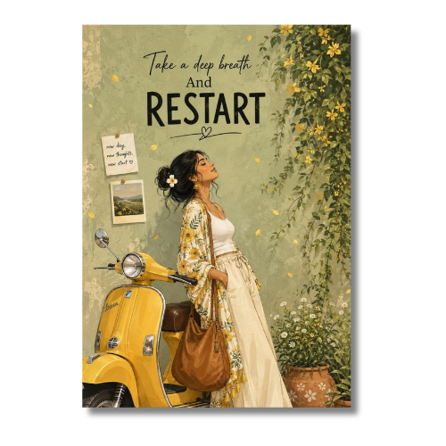 Girl Restart Girl Wall Poster