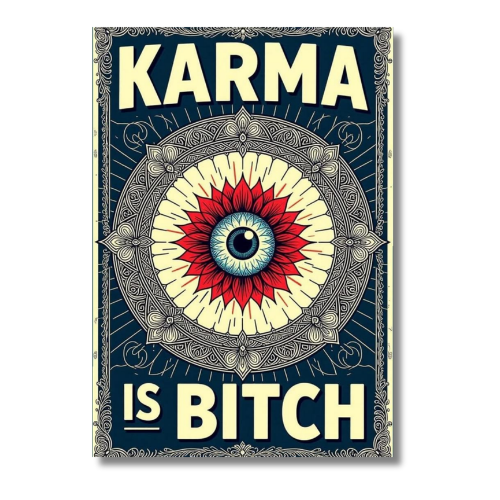 Karma Is Bitch Wall Poster