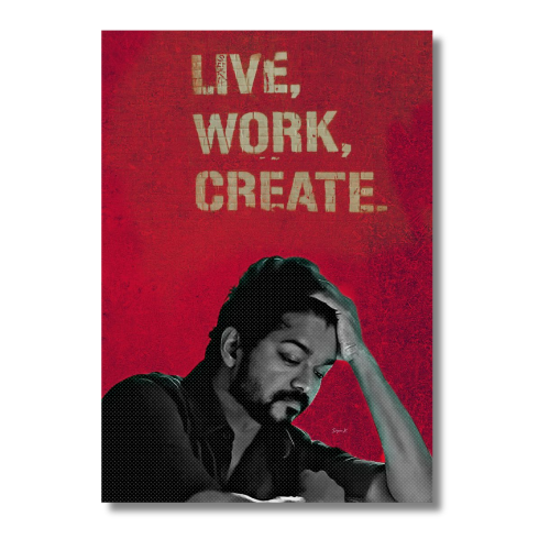 JD Master Thalapathy Vijay Wall Poster