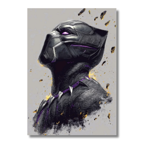 Black Panther Aesthetic Wall Poster
