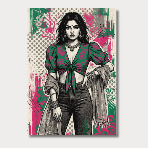 Street rani wall poster