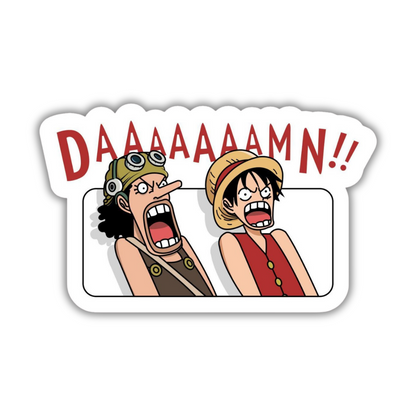 Daaaaaamn Sticker