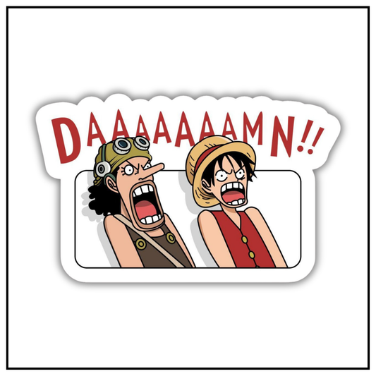 Daaaaaamn Sticker