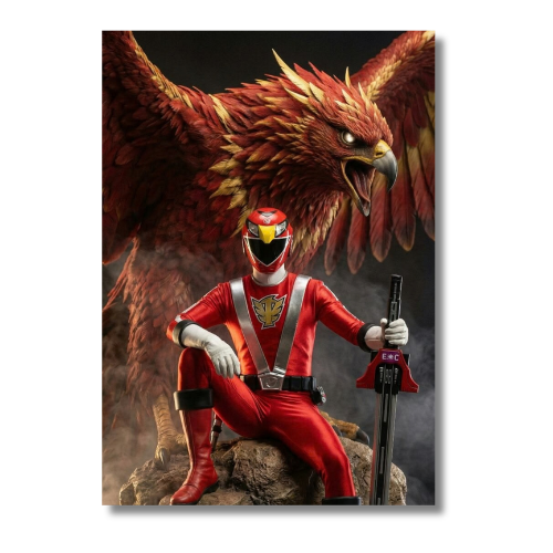 Power Rangers RPM Red Ranger Wall Poster