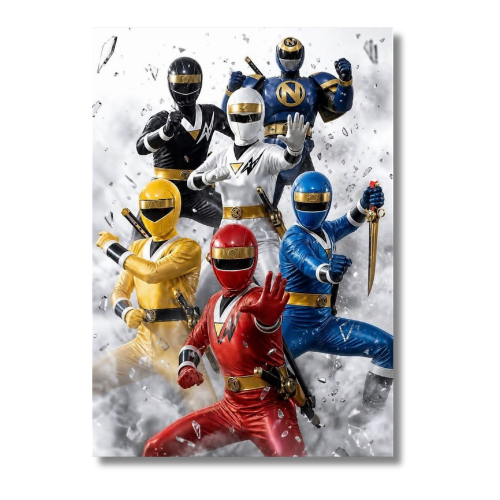 Power Rangers Zeo Group Wall Poster
