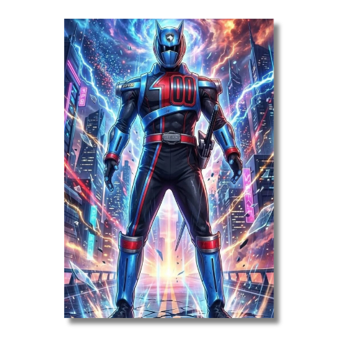 Power Rangers SPD Shadow Ranger Wall Poster