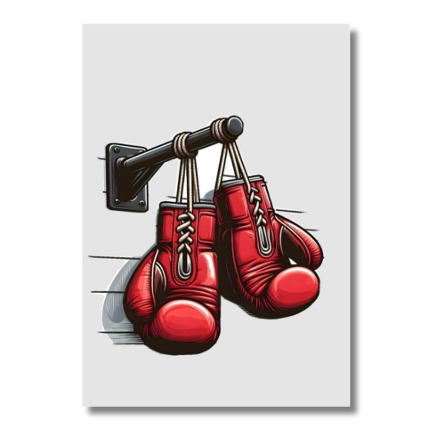 Boxing Gloves Wall Poster