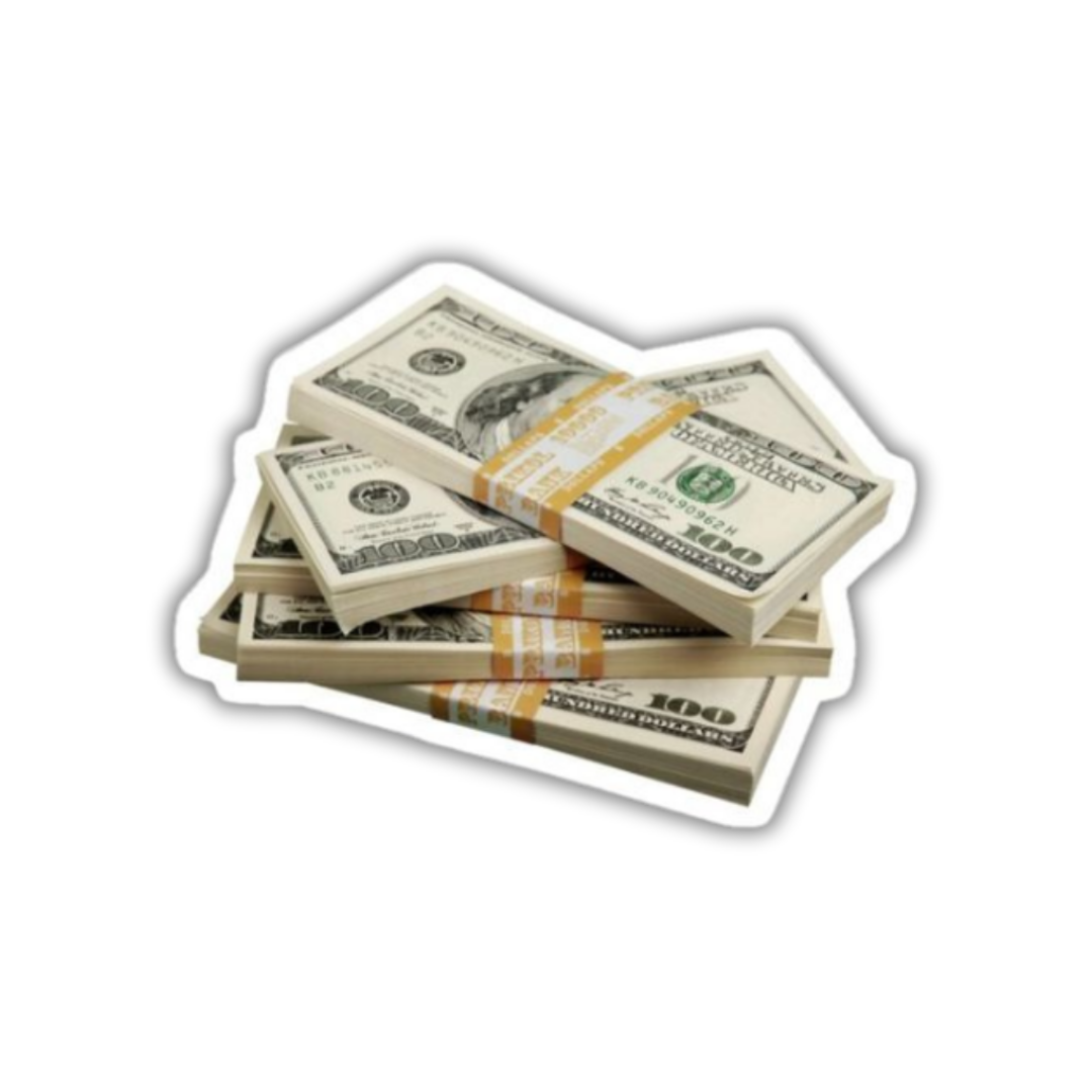 Cash Bundle Sticker