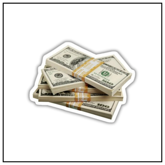 Cash Bundle Sticker