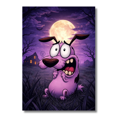 Courage the Cowardly Dog Wall Poster