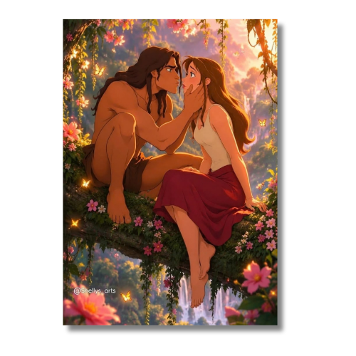 Tarzan Hero Heroin Wall Poster