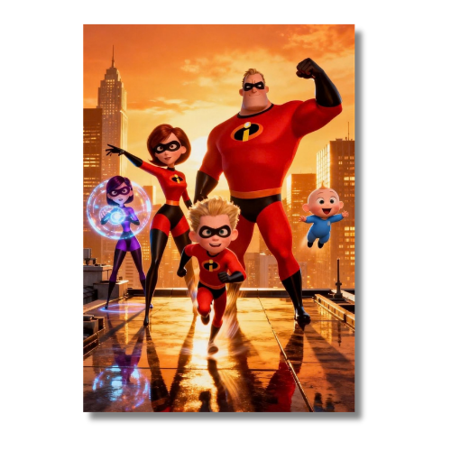 The Incredibles Group Wall Poster