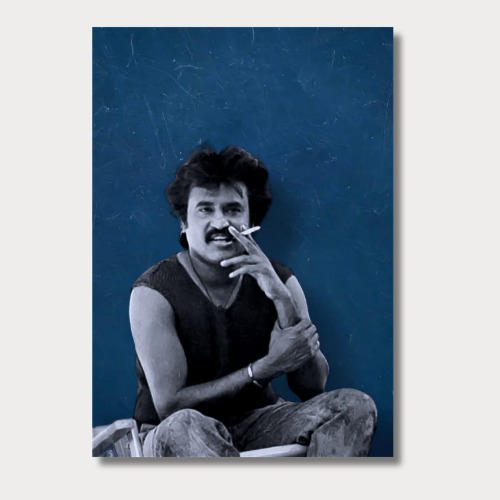 Thalaivar style wall poster
